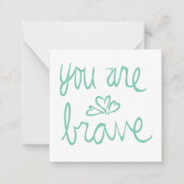あなたは勇敢なバレンタインだ ノートカード