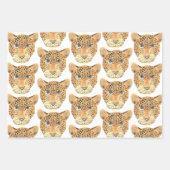 あなたは勇敢なヒョウの包み紙シート ラッピングペーパーシート (正面3)