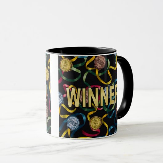 あなたは勝者だ！マグ マグカップ (正面右)