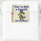 あなたは化石の巻物ではない スクエアシール (バッグ)