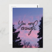 あなたは十分である ポストカード (正面/裏面)