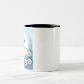 あなたは十分である – マインドフルヒーリング引用文マグ ツートーンマグカップ (中央)