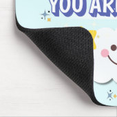 あなたは十分である – ミントフラワーマウスパッド マウスパッド (コーナー)