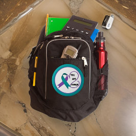 "あなたは十分である"癒し希望ミニマリスト引用文 缶バッジ