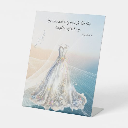 あなたは十分で美しい。 台座サイン (正面)