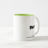 あなたは十分なコーヒーマグだ ツートーンマグカップ (正面右)