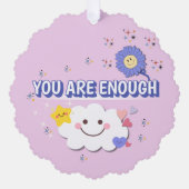 あなたは十分なスケーラブルオーナメント- Happy Cloud & オーナメントカード (正面)