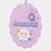 あなたは十分なスケーラブルオーナメント- Happy Cloud & オーナメントカード (左)