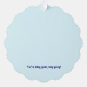 あなたは十分なスケーラブルオーナメント- Happy Cloud & オーナメントカード (裏面)