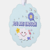 あなたは十分なスケーラブルオーナメント- Happy Cloud & オーナメントカード (左)