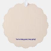 あなたは十分なスケーラブルオーナメント- Happy Cloud & オーナメントカード (裏面)