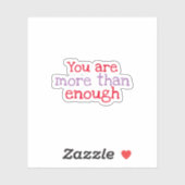 あなたは十分な物よりもトレンディーの美学 シール (シート)