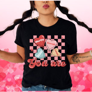 あなたは十分に愛される自己の愛のバレンタイン Tシャツ