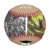 あなたは卒業して嬉しい2フォトモノグラム卒業 野球ボール (裏面)