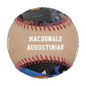 あなたは卒業して嬉しい2フォトモノグラム卒業 野球ボール (正面)