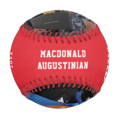 あなたは卒業して嬉しい2フォトモノグラム卒業 野球ボール (正面)