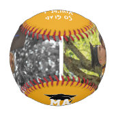 あなたは卒業して嬉しい2フォトモノグラム卒業 野球ボール (裏面)