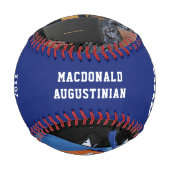 あなたは卒業して嬉しい2フォトモノグラム卒業 野球ボール (正面)