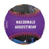 あなたは卒業して嬉しい2フォトモノグラム卒業 野球ボール (正面)