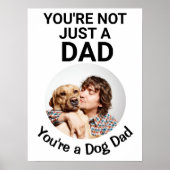 あなたは単なるパパ...あなたはの犬のパパ カスタマイズ ポスター (正面)