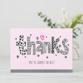 あなたは単に最高のサンキューカード サンキューカード (スタンド正面)