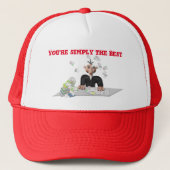 あなたは単に最高の文字 キャップ (正面)