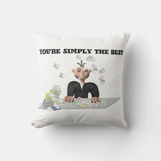 あなたは単に最高の文字 クッション (正面)