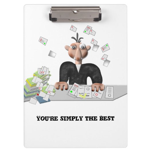 あなたは単に最高の文字 クリップボード (正面)