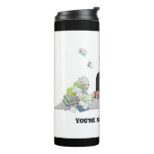 あなたは単に最高の文字 タンブラー (回転左)