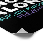 あなたは単独うつ自殺防止阿波 ポスター (角)