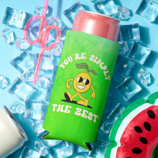 あなたは単純に最も甘いレモおもしろいンプン スリム缶クーラー (インサイチュ 夏)