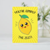 あなたは単純に最も美味しいフードプン サンキューカード (スタンド正面)