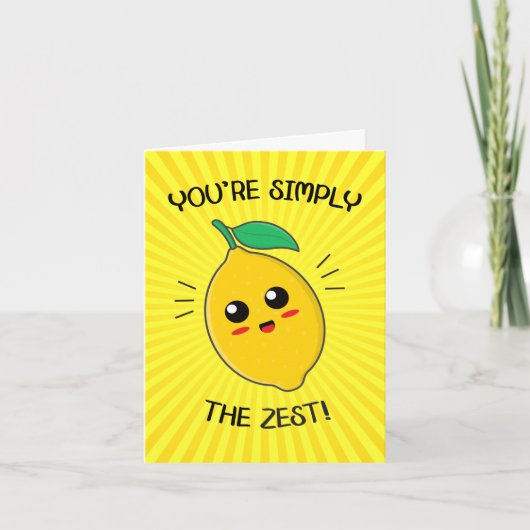 あなたは単純に最高のバレンタインデー食品パン カード (正面)