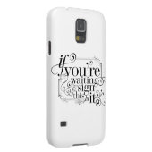 あなたは印を待っていたら、これはそれです Case-Mate SAMSUNG GALAXYケース (裏面/右)