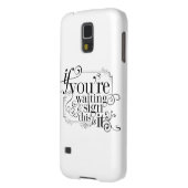 あなたは印を待っていたら、これはそれです Case-Mate SAMSUNG GALAXYケース (裏面左)