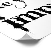 あなたは印影を受おもしろいけたポスター ポスター (角)