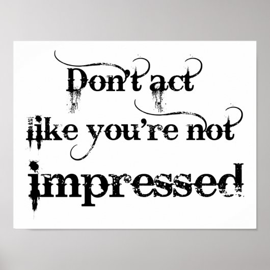 あなたは印影を受おもしろいけたポスター ポスター (正面)