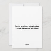 あなたは卵ママ母誕生日おもしろい卵 シーズンカード (裏面)