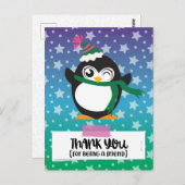 あなたは友達になってくれてありがとう ポストカード (正面/裏面)