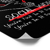 あなたは収入が得られないようなソーシャルワーカー ポスター (角)