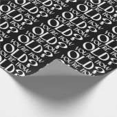 あなたは古いアールデコおもしろい誕生日 ラッピングペーパー (角)