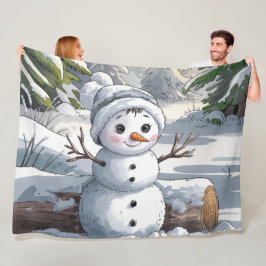 あなたは可愛い フリースブランケット