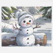 あなたは可愛い フリースブランケット (正面(横))