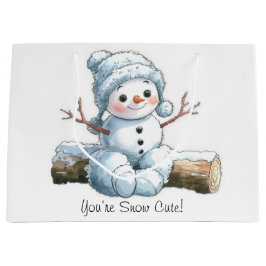 あなたは可愛い ラージペーパーバッグ