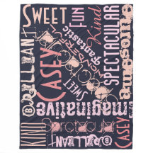 あなたは名素晴らし前はネイビパーソナライズされたピンク