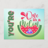 あなたは君のメロン考えゾウに入って ポストカード (正面)