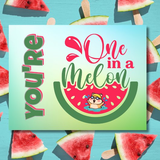 あなたは君のメロ考えハムスターに一人 ポストカード