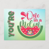 あなたは君のメロ考えハムスターに一人 ポストカード (正面)