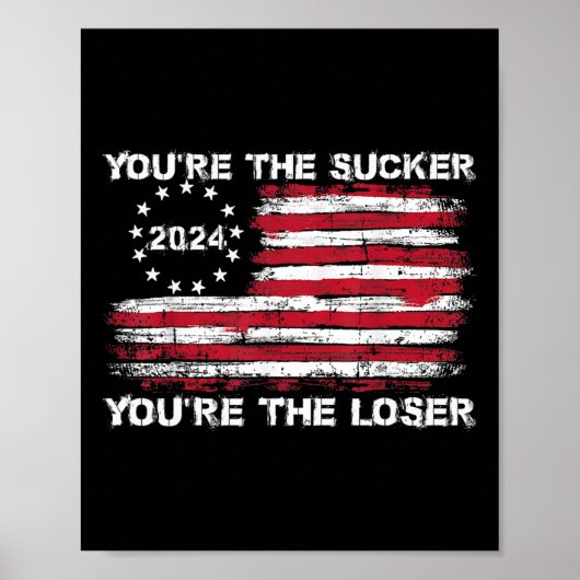 あなたは吸盤はあなたは負けおもしろいことわざ ポスター (正面)