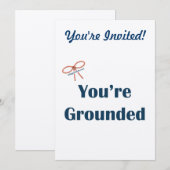 あなたは固定のアラーム 招待状 (正面/裏面)